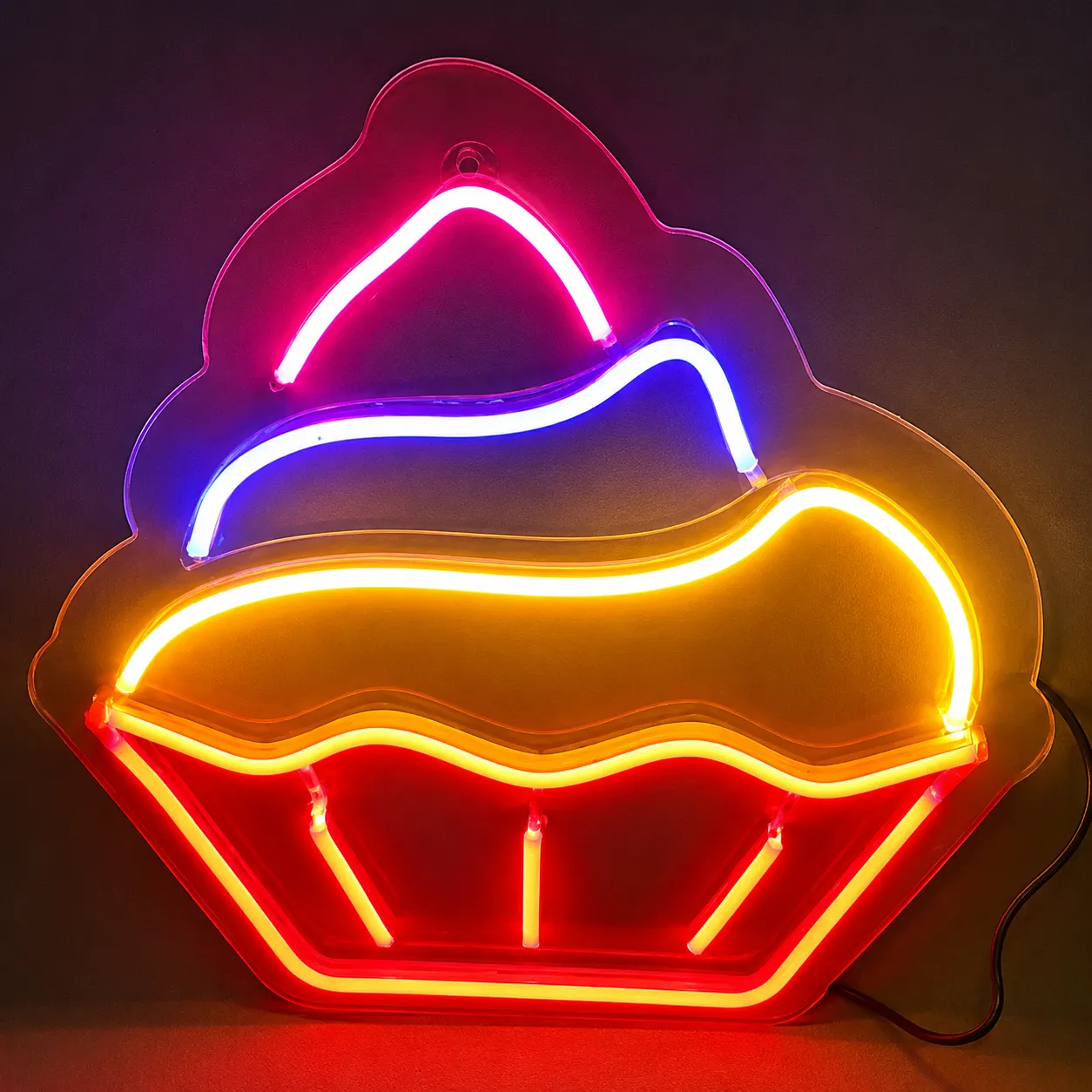 Custom LED neon sign for retail branding, cafe signage, event decoration, and commercial advertising in Malaysia