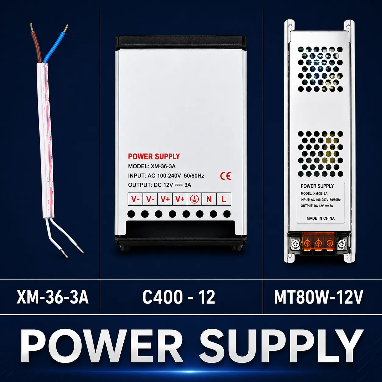 LED power supply for signboard, lightbox, T5 LED light, and commercial lighting systems in Malaysia