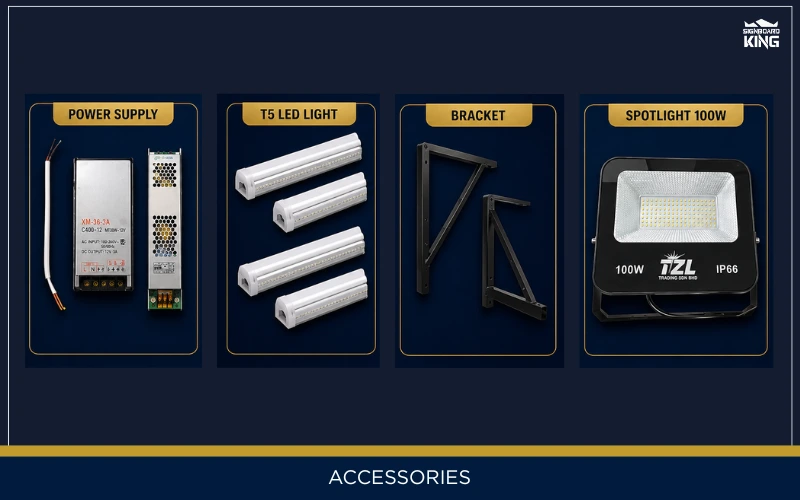 Signboard accessories