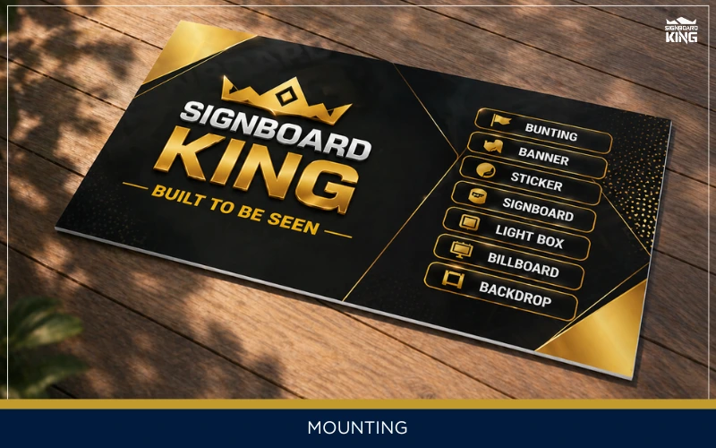 Professional signboard mounting installation service in Malaysia for neon signs, lightbox signage, and 3D signboards.